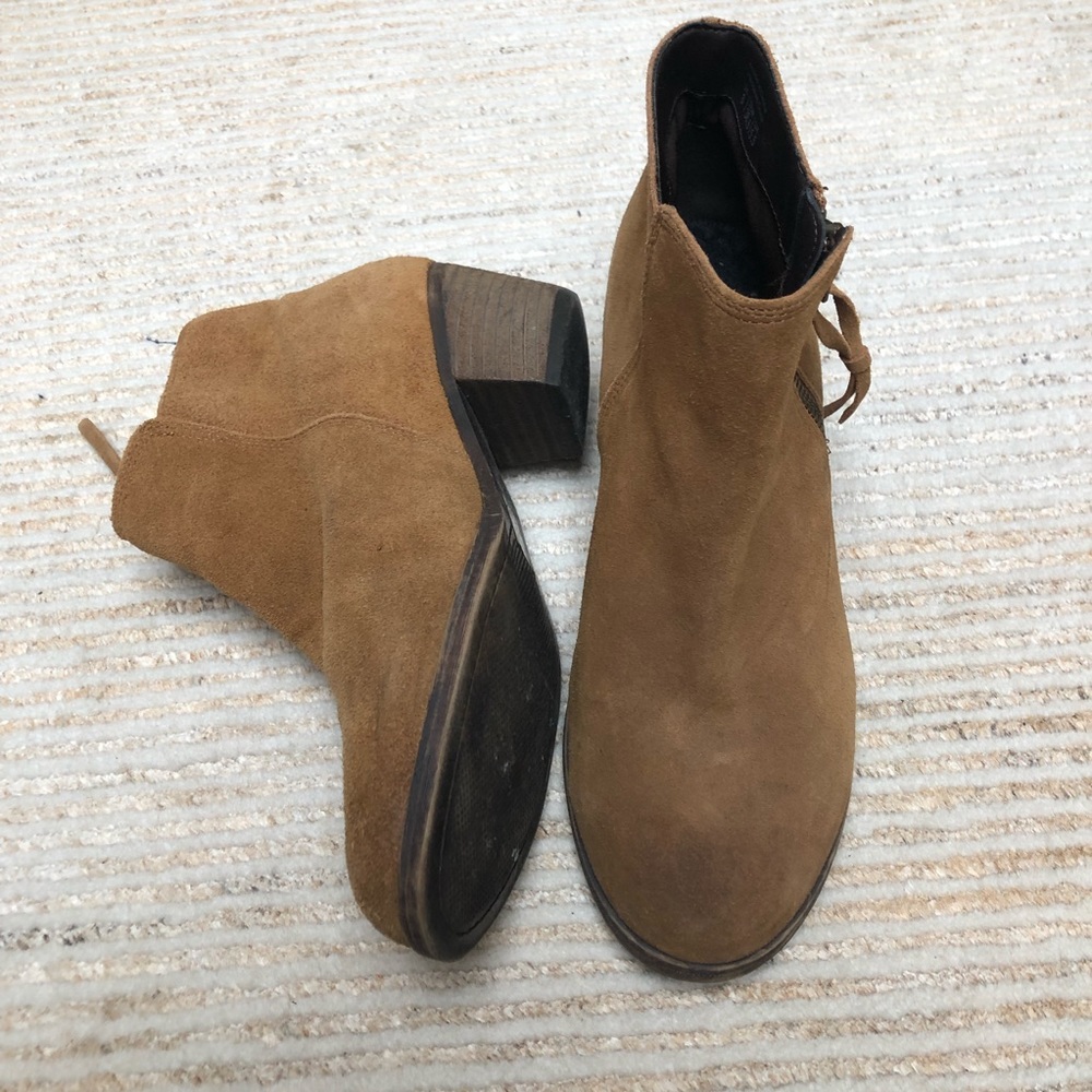 ALDO Brown Suede Booties